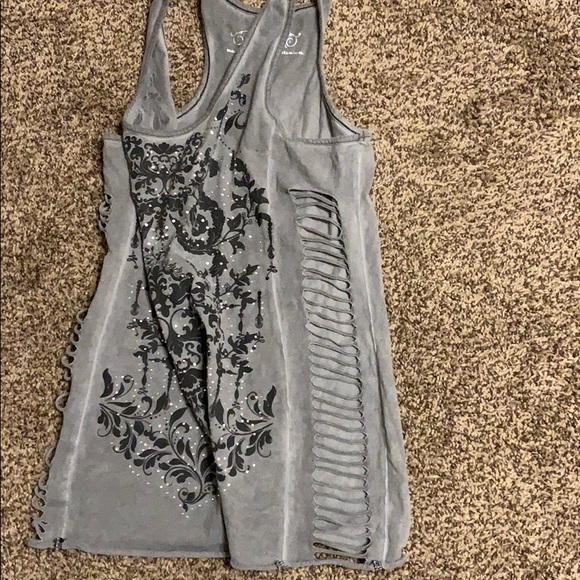 Maurice’s premium tank top side slits bling - Picture 3 of 5